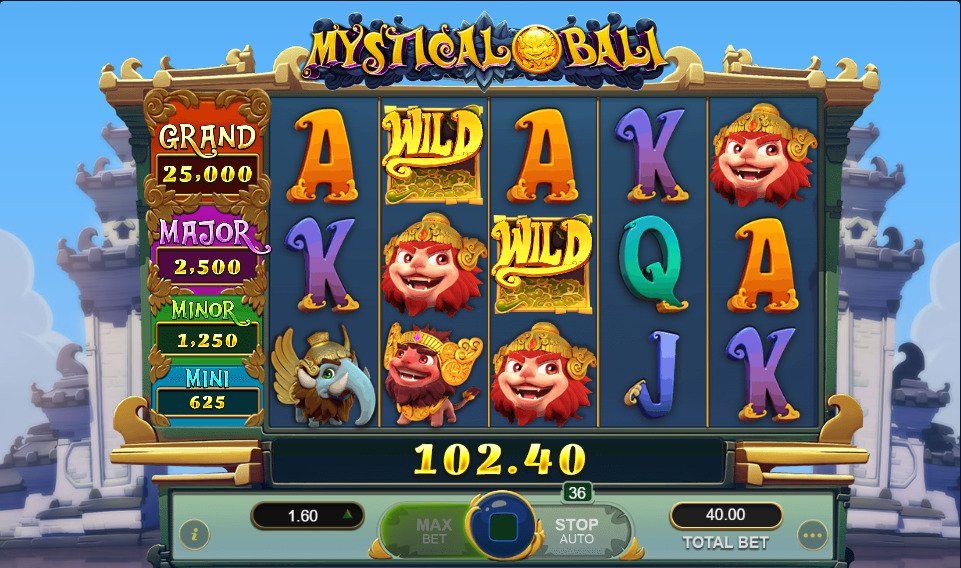 Mystical Bali online slots game big win